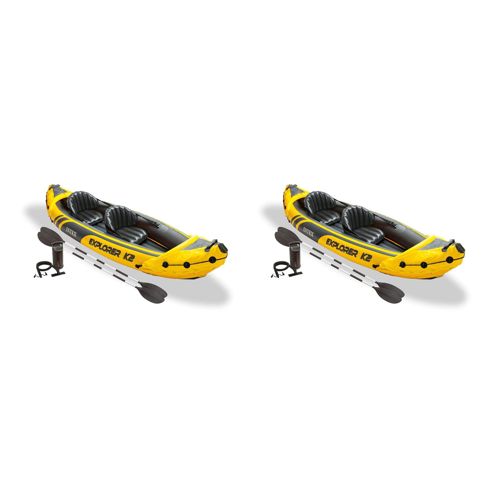 Amazon.co.jp: Intex Explorer K2 イエロー 2人用 空気注入式